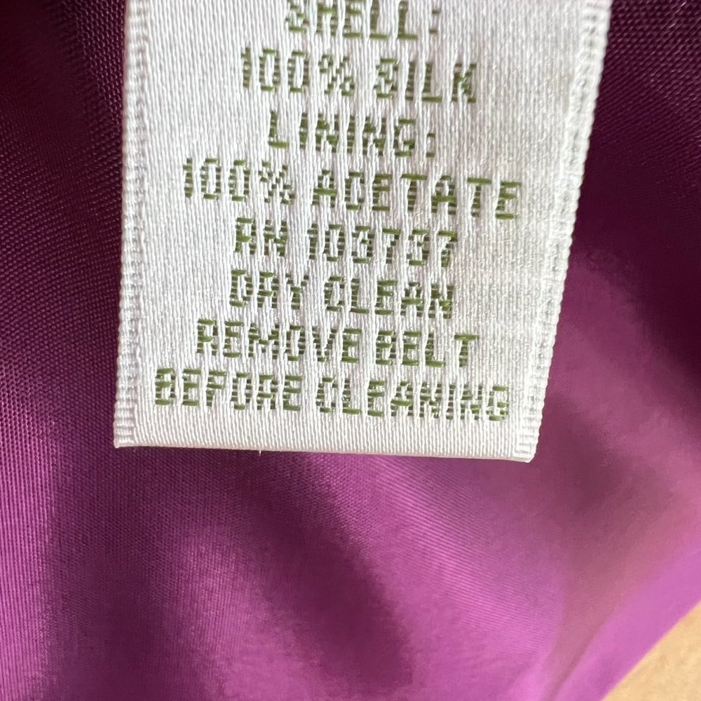 NWT Stunning silk strapless in purple - Picture 6 of 7
